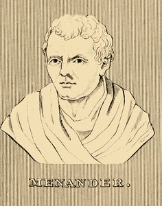 Menander, c342-290 M.Ö., 1830. by Unbekannt