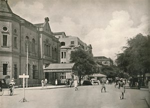 Tüccar Sokağı, Rangoon, 1900. by Unbekannt