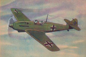 Messerschmitt M.E. 109 Avcı Uçağı, c1944. by Unbekannt