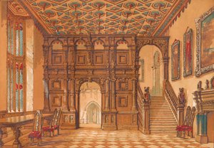Methley Salonu, c1845, 1864 by Unbekannt