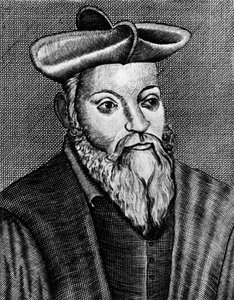 Michel Nostradamus 1503-1556, Fransız doktor ve astrolog, 17. yüzyıl by Unbekannt