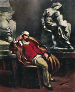 Michelangelo 1475-1564. - Delacroix tarafından yapılan resim, 1934. by Unbekannt