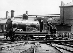 Midlands ve Great Western Demiryolu İrlanda 2-4-0 lokomotif Rob Roy, 1873 by Unbekannt