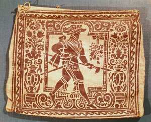 Otuz Yıl Savaşları (1618-48) döneminde askeri postacının mektup çuvalı (tekstil) by Unbekannt