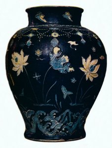 Ming Dynasty, Fahua vase, 15th century by Unbekannt