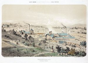 Madencilik, Metal Cevherleri Çinko dökümhanesi, Nötr Moresnet (Moresnet nötr) by Unbekannt