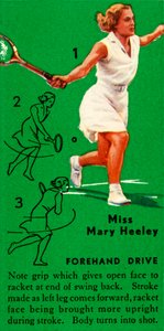 Bayan Mary Heeley - Forehand Drive, c1935. by Unbekannt