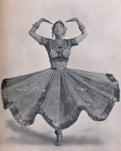 Bayan Ruth St. Denis, Aldwych Tiyatrosu'ndaki Olağanüstü Doğu Hint Dansı'nda, 1906 by Unbekannt