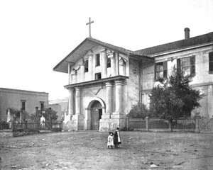 Mission Dolores, San Francisco, Kaliforniya, ABD, c1900. by Unbekannt