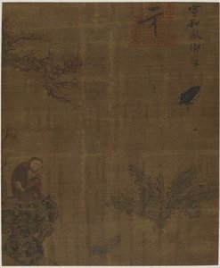 Maymunlar, böcekler ve lahana, Muhtemelen Ming hanedanı, 1368-1644. by Unbekannt