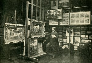Mösyö Detaille, Stüdyosunda, 1900. by Unbekannt