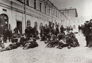 Moskova evsizler barınağı sakinleri, Rusya, c1904 by Unbekannt