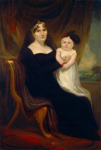Anne ve Çocuk, c. 1810. by Unbekannt