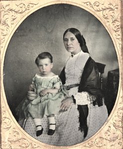 Anne ve Çocuk, c. 1860. by Unbekannt