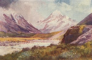 Cook Dağı, Yeni Zelanda, 1924 by Unbekannt