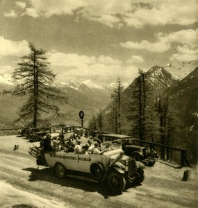 Grossglockner Yüksek Alp Yolu üzerindeki Schöneck