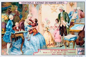 Mozart, yedi yaşında İmparatoriçe Maria Theresa