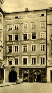 Mozart'ın doğum yeri, Salzburg, Avusturya, c1935. by Unbekannt