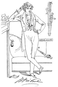 Bay Disraeli gençliğinde, 19. yüzyıl by Unbekannt