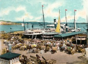 Muelle de Luz limanı, feribot, Havana, Küba, 1904 by Unbekannt