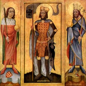 Mulhouse Altarpiece, açık, c1385 1955 by Unbekannt