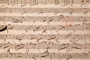 Müzik puanı, Wolfgang Amadeus Mozart, Paris, Fransa by Unbekannt