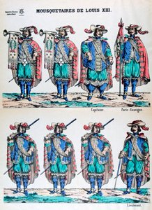 Louis XIII silahşörleri, 17. yüzyıl 19. yüzyıl by Unbekannt