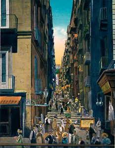 Napoli - Gradoni Di Chiaia, c1900. by Unbekannt