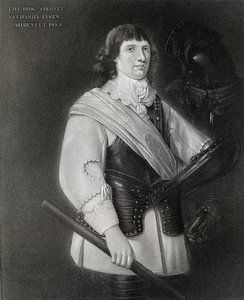 Nathaniel Fiennes, c1608-1669, İngiliz politikacı, 17. yüzyıl, 1899 by Unbekannt