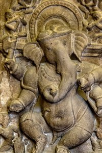 Hindistan Ulusal Müzesi, Delhi. Ganesh kabartması. Detay. Hindistan. by Unbekannt