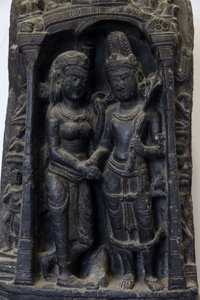 Hindistan Ulusal Müzesi, Delhi. Shiva ve Parvati