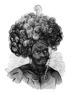 Papua Adaları Yerlisi, 1848 by Unbekannt