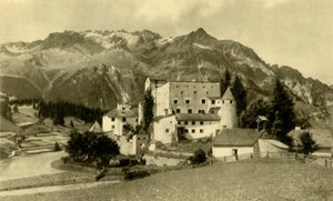 Naudersberg Kalesi, Nauders, Avusturya, c1935. by Unbekannt