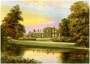 Netherhall, Cumbria, Pocklington-Senhouse ailesinin evi, c1880 by Unbekannt