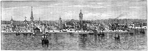 18. yüzyılın ortalarında New York, c1880 by Unbekannt