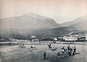 Newcastle, Co. Aşağı. - The Strand, Slieve Donard ile, 1895 by Unbekannt
