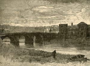 Newport Köprüsü ve Kalesi, 1898. by Unbekannt