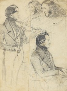 Niccolò Paganini 1782-1840 by Unbekannt