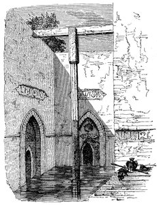 Roda adasında Nilometre, Kahire, Mısır, c1895 by Unbekannt