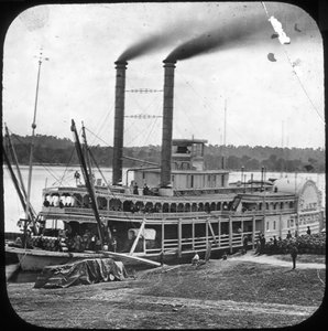 Northern Line Packet Company kanatlı vapur Lake Superior, ABD, c1870s by Unbekannt
