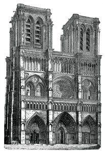 Notre Dame, Paris, 1870 by Unbekannt