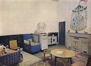 Esmé Gordon tarafından tasarlanan kreş, A.R.I.B.A., A.R.I.A.S., c1945 by Unbekannt