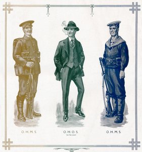 O.H.M.S, O.H.Ö.S. kendi başına, O.H.M.S., 1916 by Unbekannt