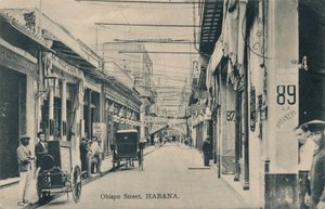 Piskopos Sokağı, Havana, c1910 by Unbekannt