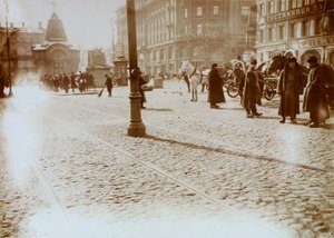 Okhotny Ryad Hunting Row, Moskova, Rusya, 16 Mart 1911 by Unbekannt
