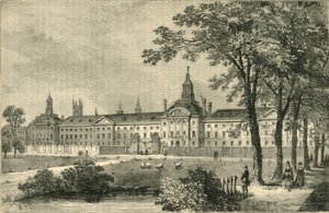 Eski Bethlehem Hastanesi, Moorfields yaklaşık 1750, c1872. by Unbekannt