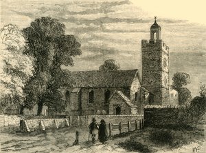 1750 yılında Eski Camberwell Kilisesi, c1878. by Unbekannt