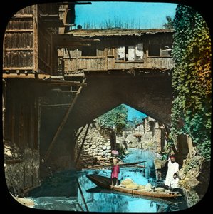 Eski köprü, Srinagar, Keşmir, Hindistan, 19. yüzyılın sonları veya 20. yüzyılın başlarında by Unbekannt