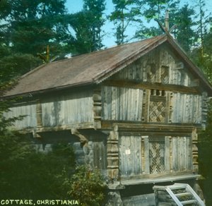 Eski kulübe, Christiania, Oslo, Norveç, 19. yüzyılın sonu - 20. yüzyılın başı. by Unbekannt