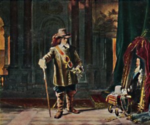 Oliver Cromwell 1599-1658. - Schrader tarafından yapılan resim, 1934. by Unbekannt